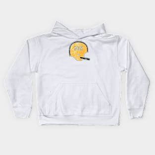 Green Bay Packers Year Founded Vintage Helmet Kids Hoodie